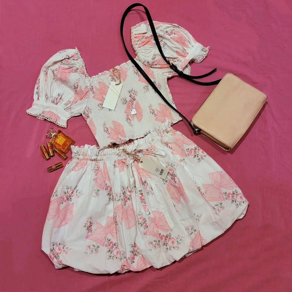 Loveshackfancy Calypso Top